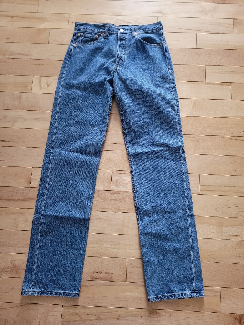 Classic Men's Blue Denim Jeans